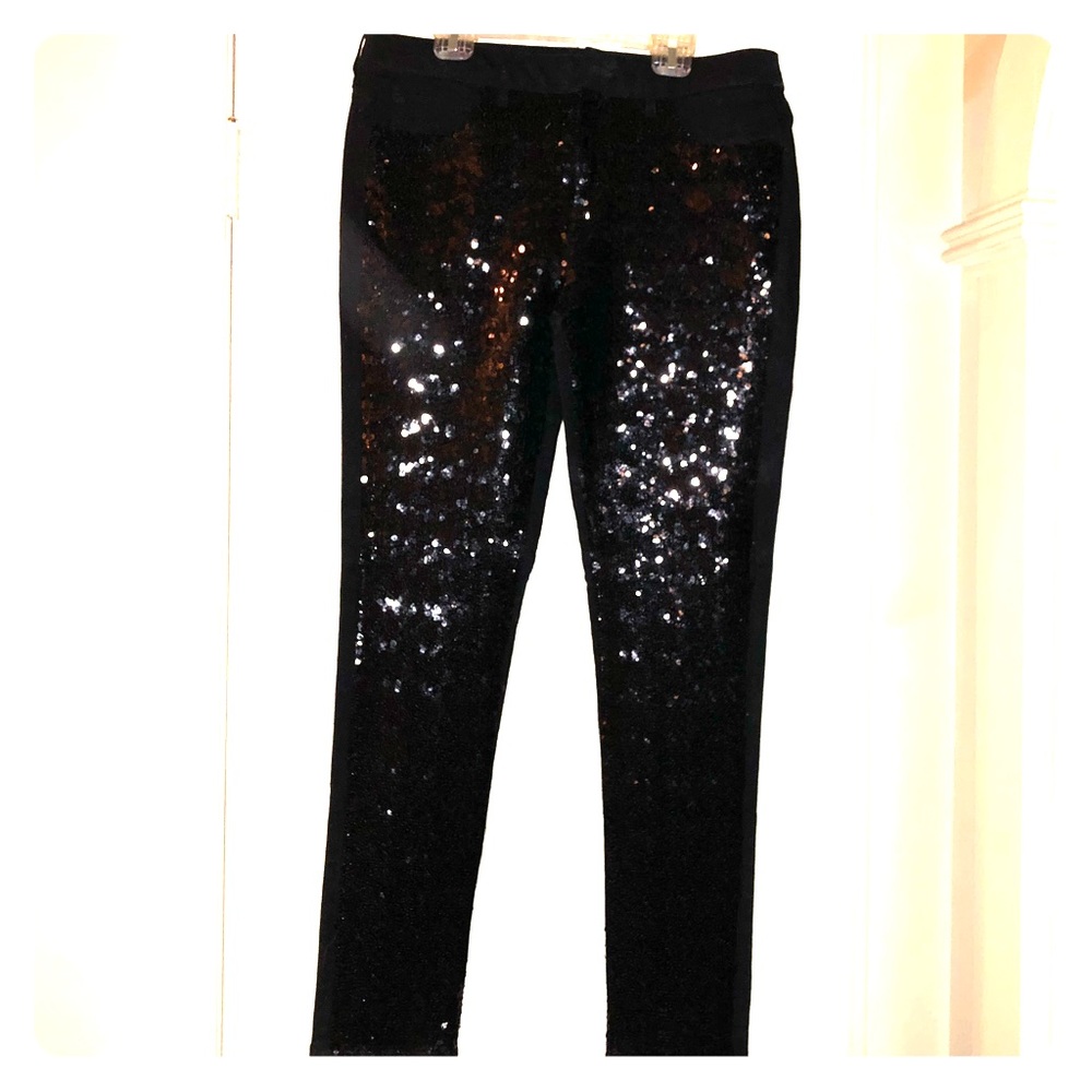 Buffalo Black Jeans Front Sequin, Size 30